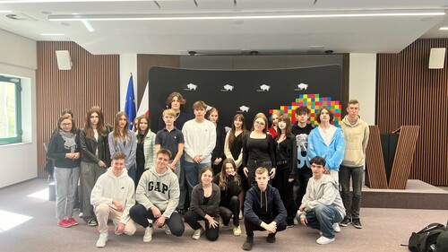 uczniowie III LO w Urzędzie Marszałkowskim Województwa Podlaskiego 